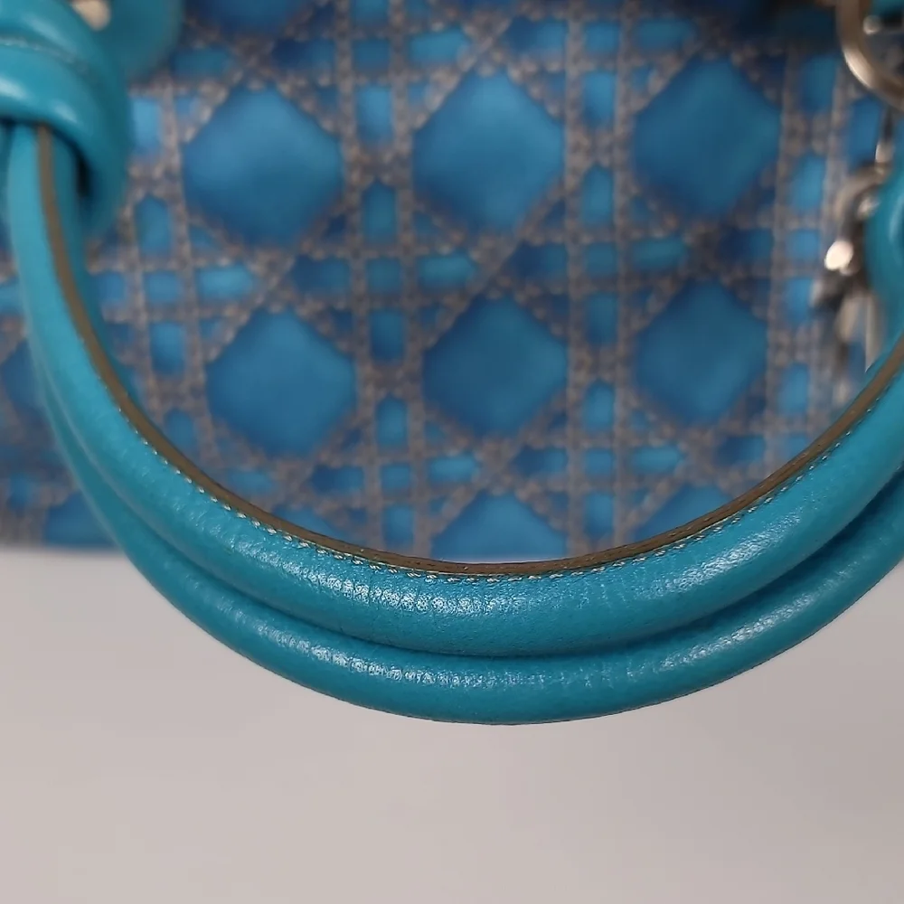 Blue Designer Handbag - Picture 3 of 15